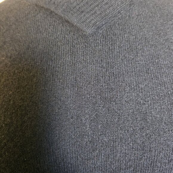 Investments 100% Cashmere Sweater Women’s S Black Mock Neck Soft Knit Pullover - Picture 2 of 11